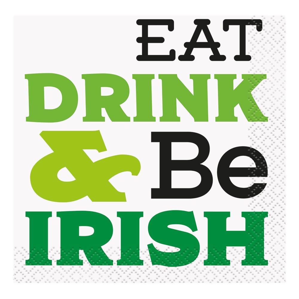 Servetter Eat, Drink and be Irish