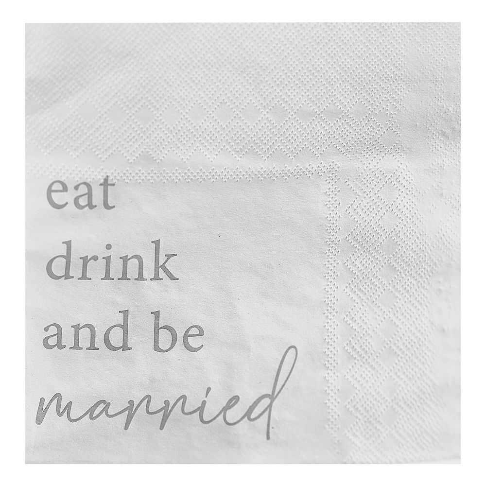Servietter Eat Drink And Be Married