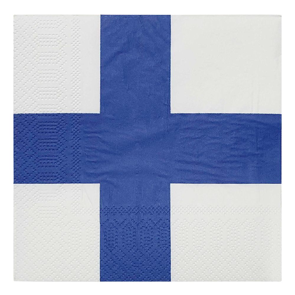 Servietter Finsk Flagg