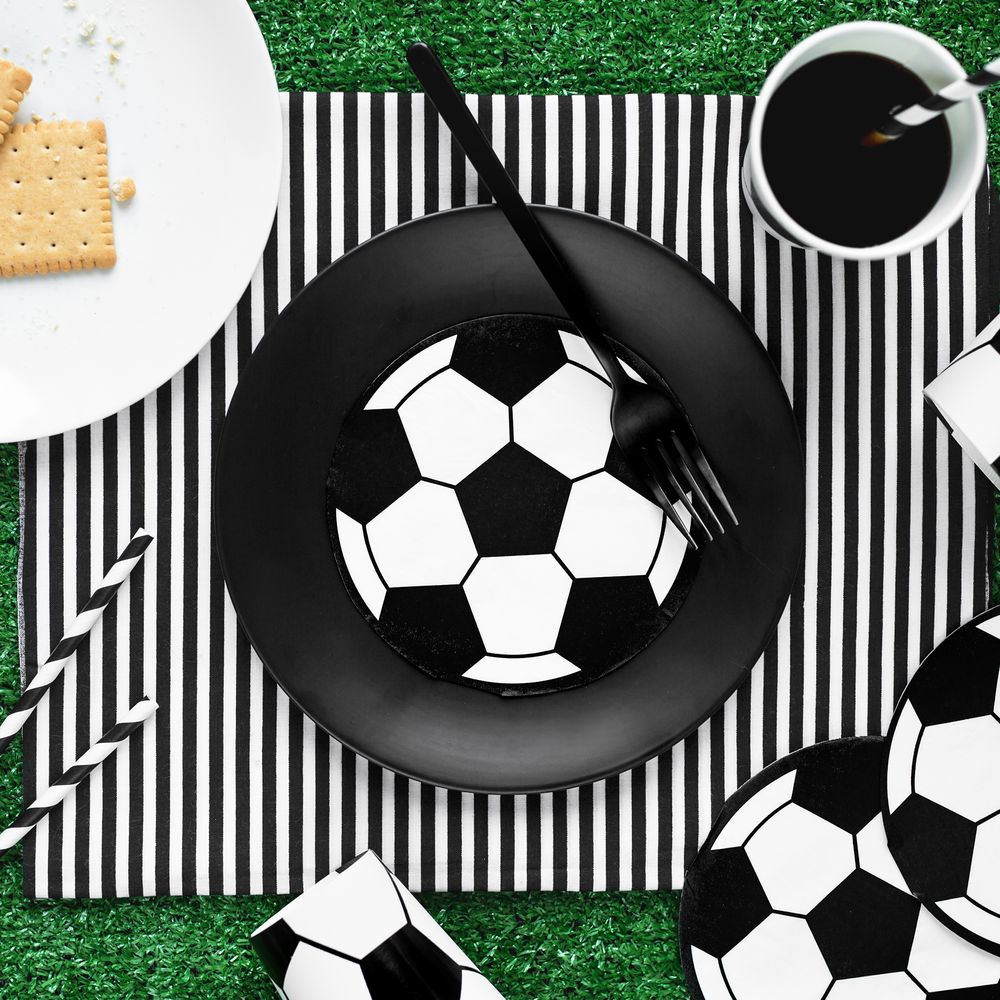 Servietter Fodbold Runde