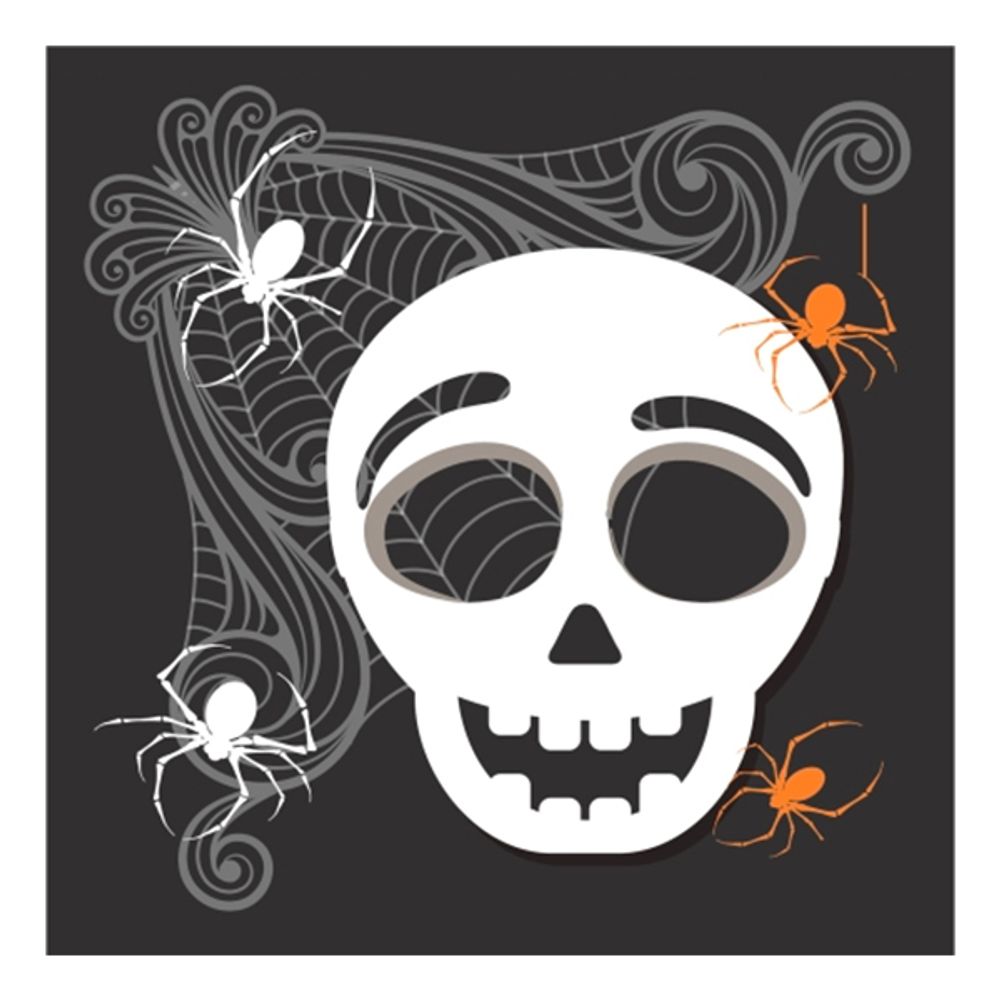 Servietter Halloween Hodeskalle