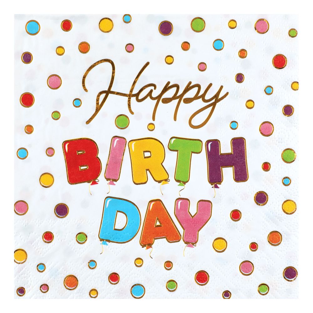 Servetit Happy Birthday