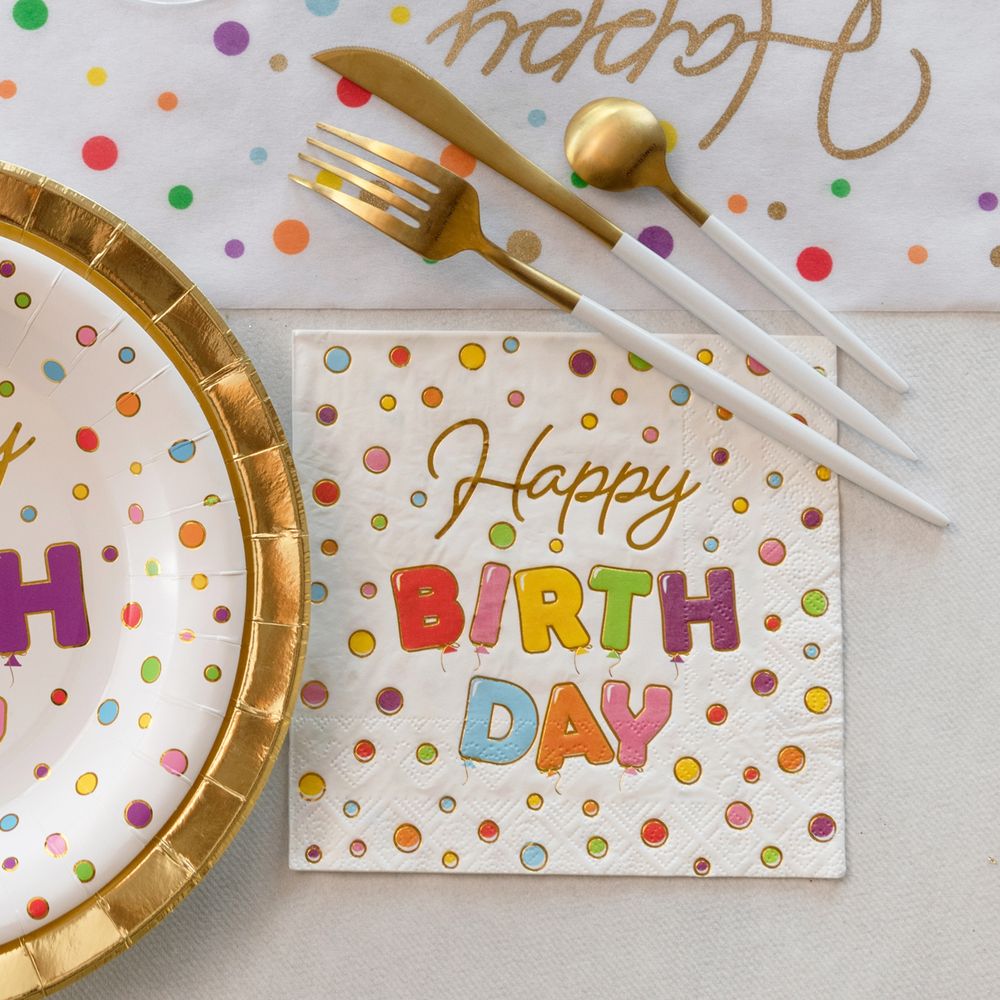 Servetit Happy Birthday