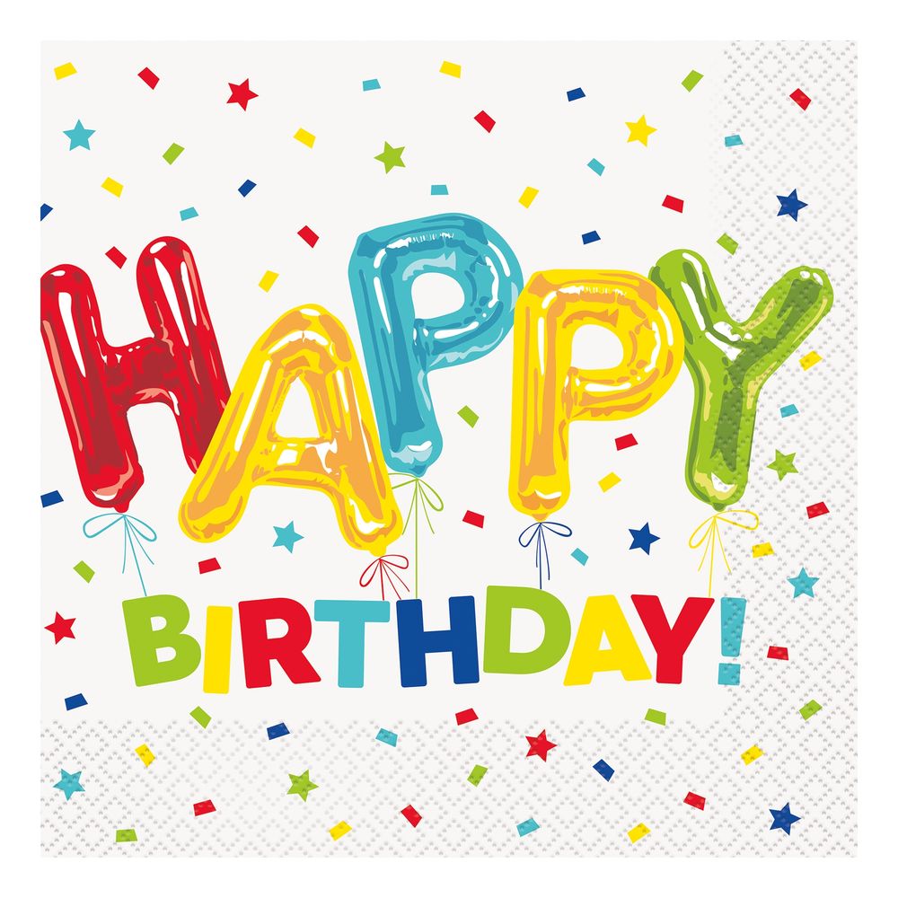 Servetit Happy Birthday