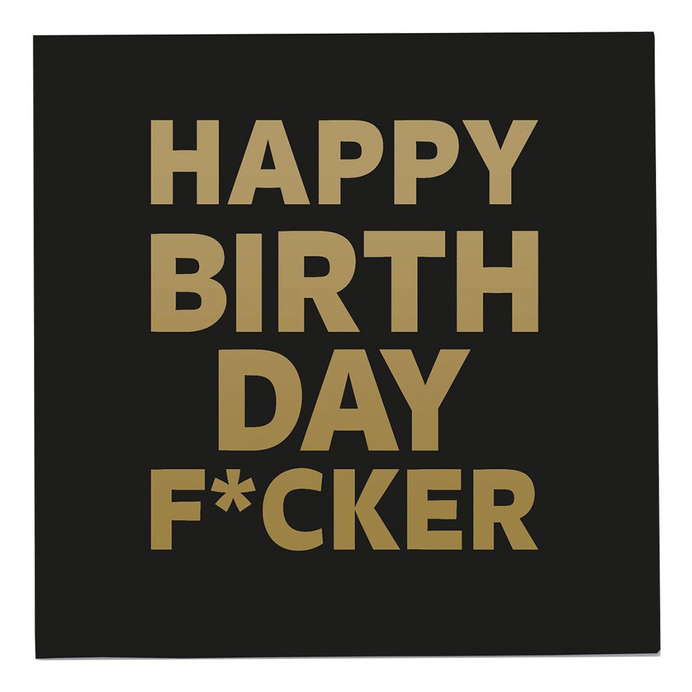 Servietter Happy Birthday F*cker