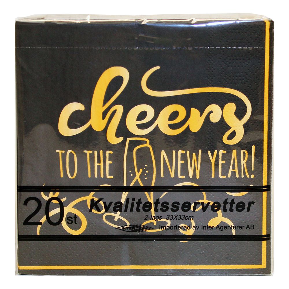 Lautasliinat Happy New Year