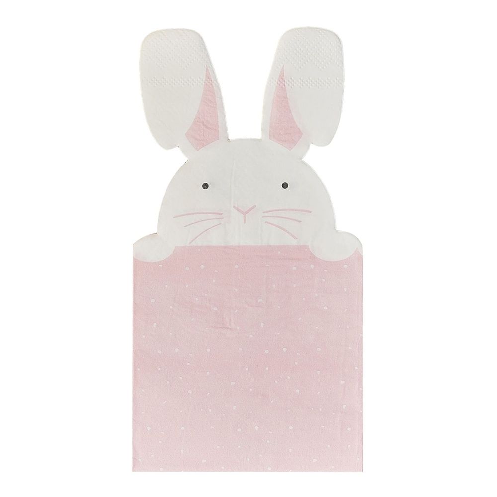 Påskservietter Kanin Eggciting Easter
