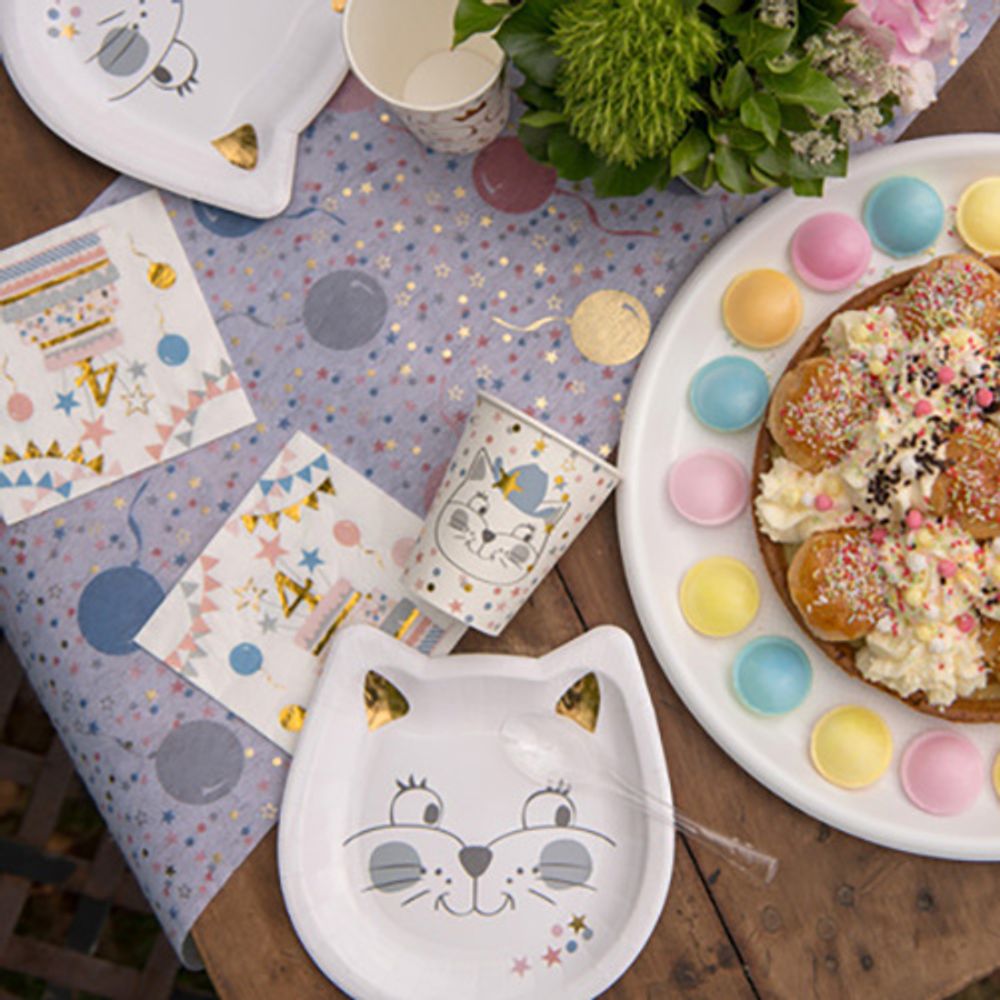 Kaffeservetter Kitty Party Siffra