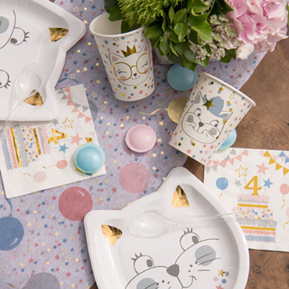 Kaffeservetter Kitty Party Siffra