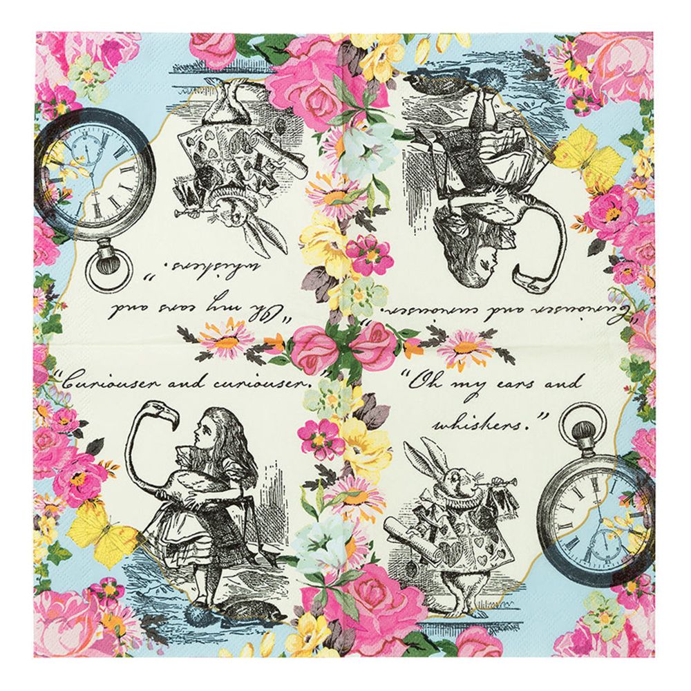 Servietter Ur Alice Wonderland