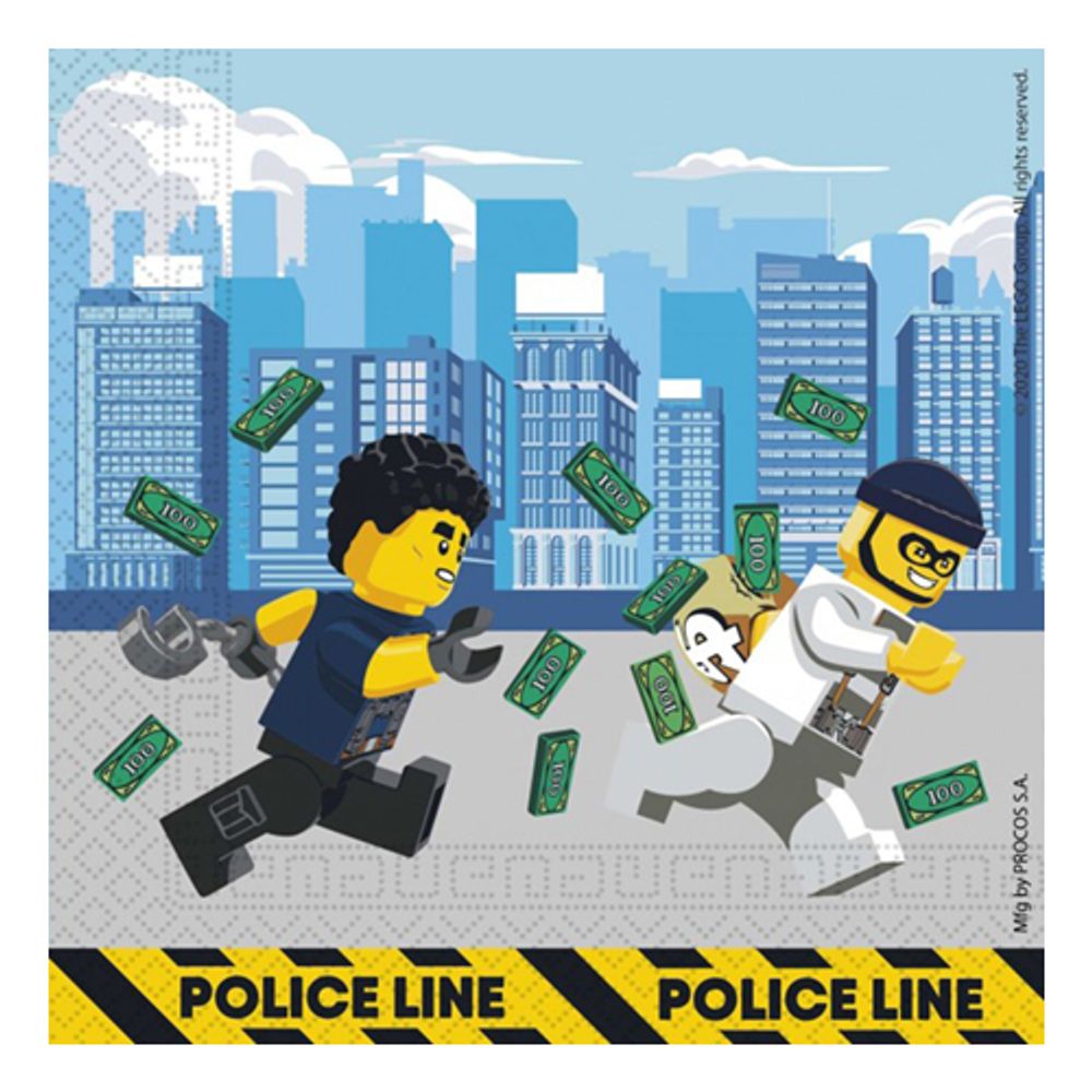 Servietter Lego Ninjago Police