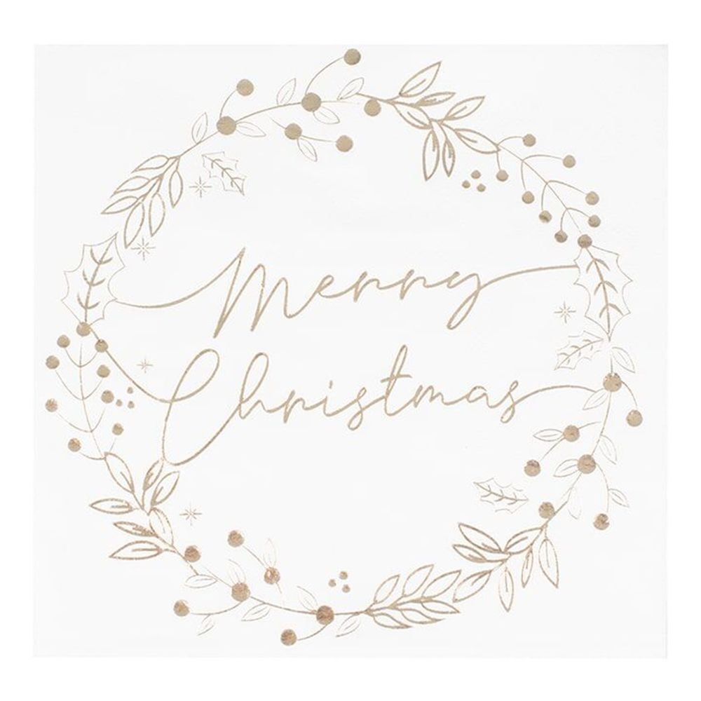 Servetter Merry Christmas