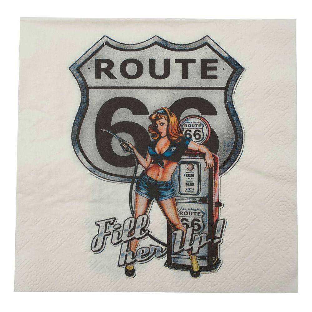 Servietter Route 66