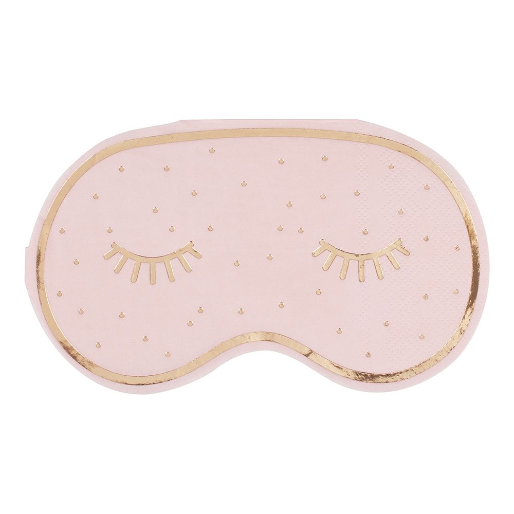 Lautasliinat Sleepy Eyes Roosa/Kulta