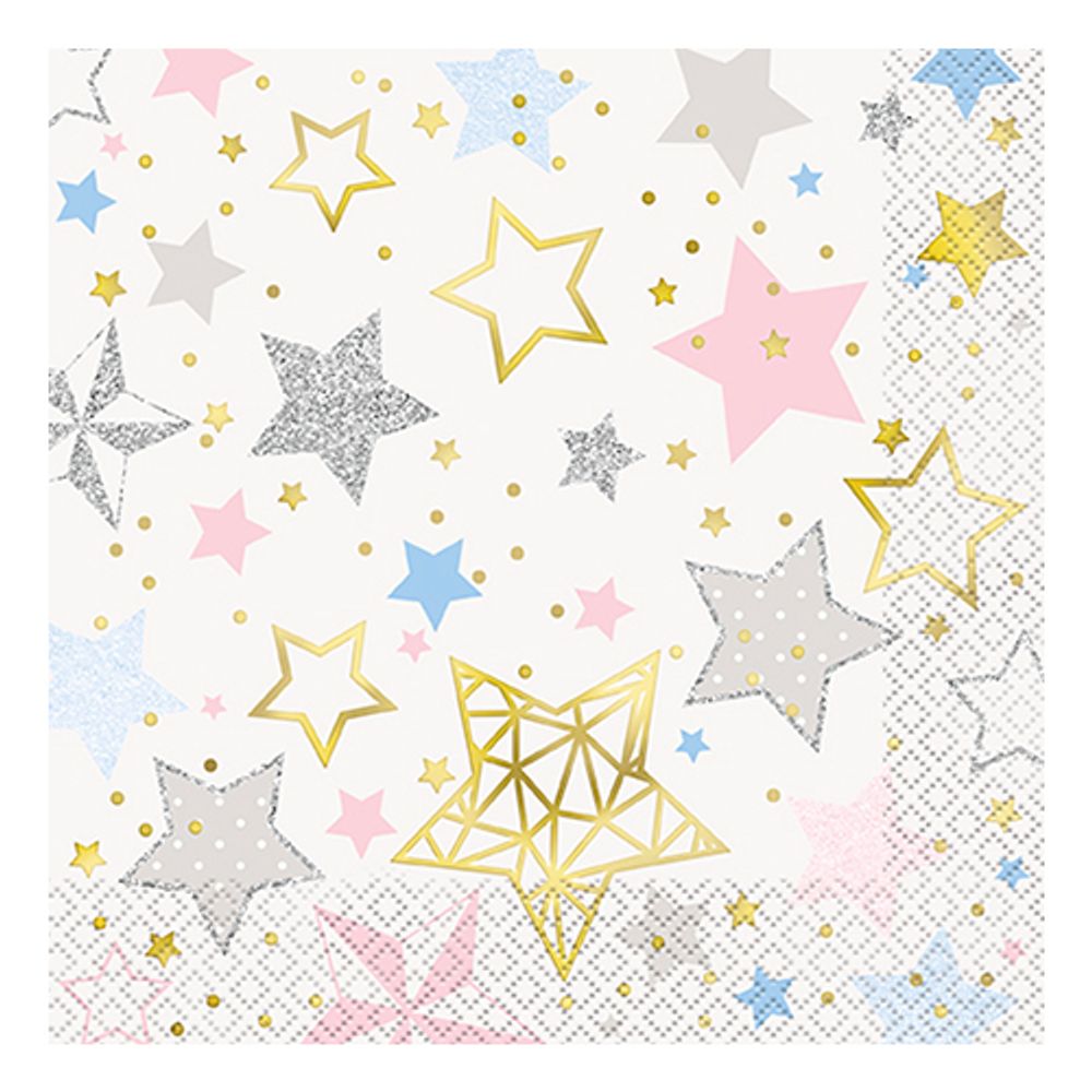 Servietter Stjerner Twinkle