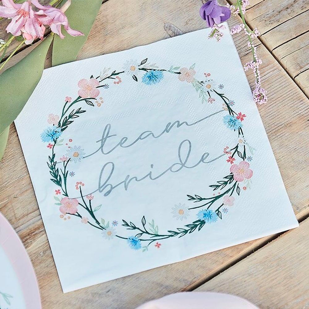 Servetit Team Bride Boho