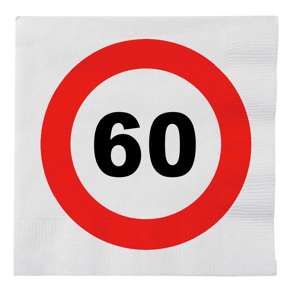 Servetit Liikennemerkki 60