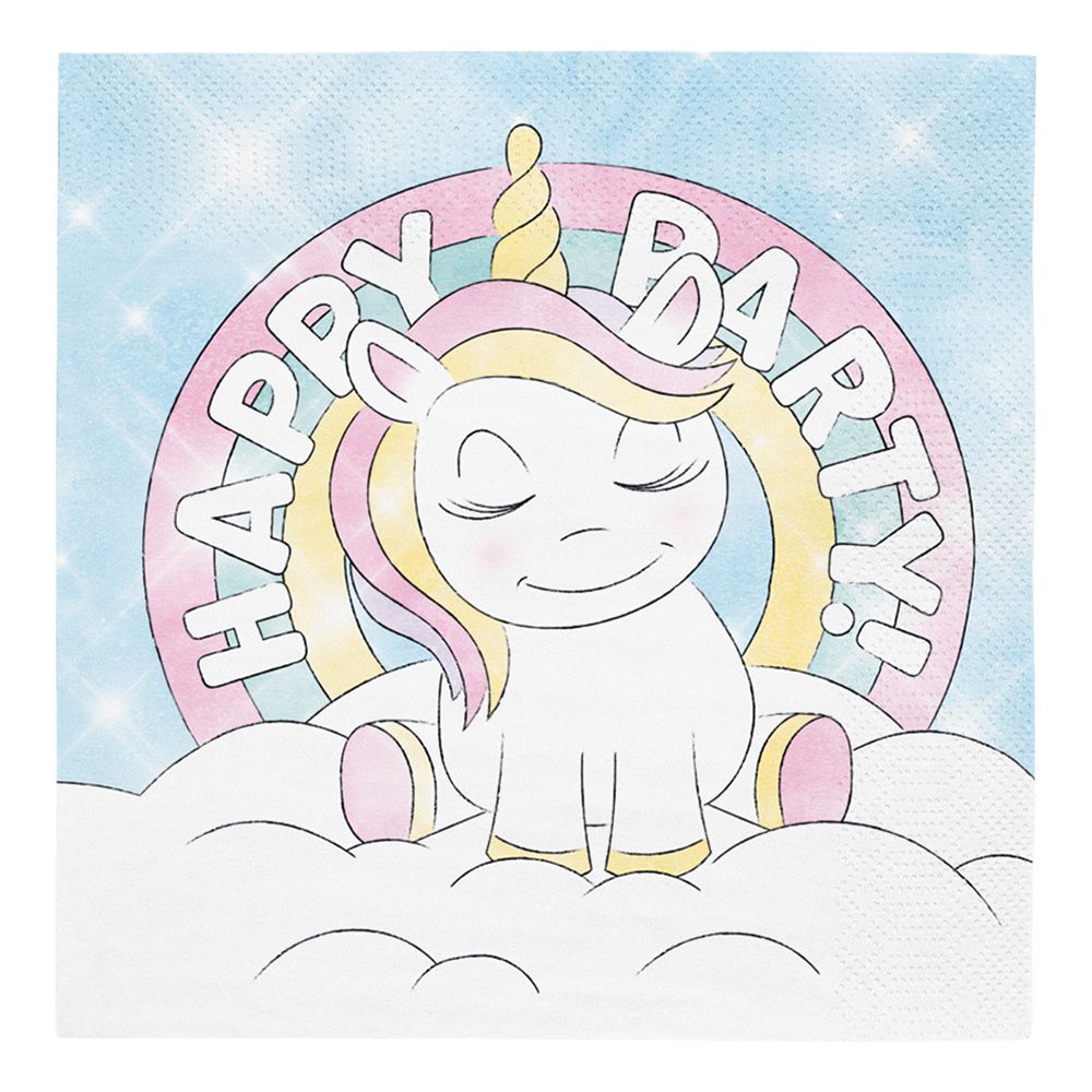 Servietter Unicorn