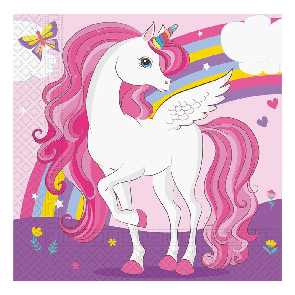 Servietter Unicorn