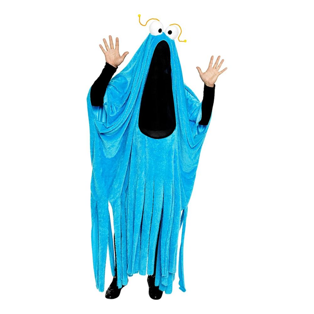Sesame Street Yip Yip Martian Blå Alien Kostume