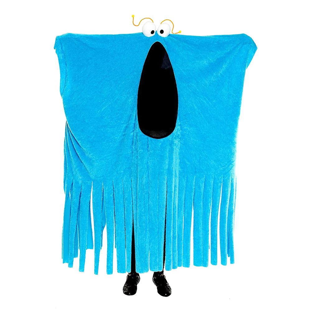 Sesame Street Yip Yip Martian Blå Alien Kostume