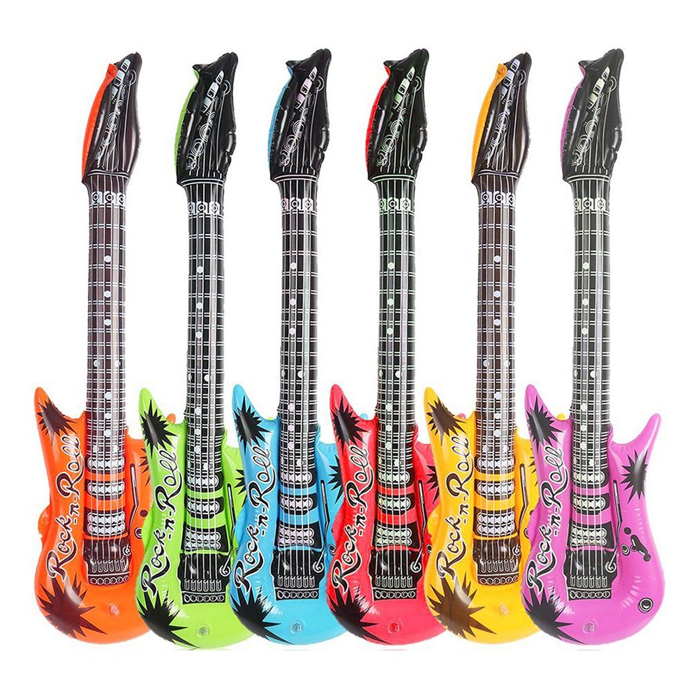 Oppblåsbar Elgitar Neon