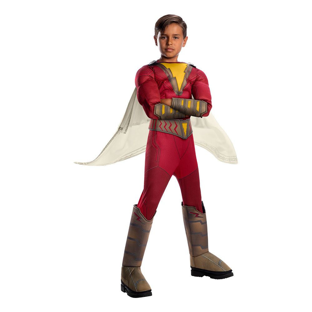 Shazam Barn Deluxe Kostyme