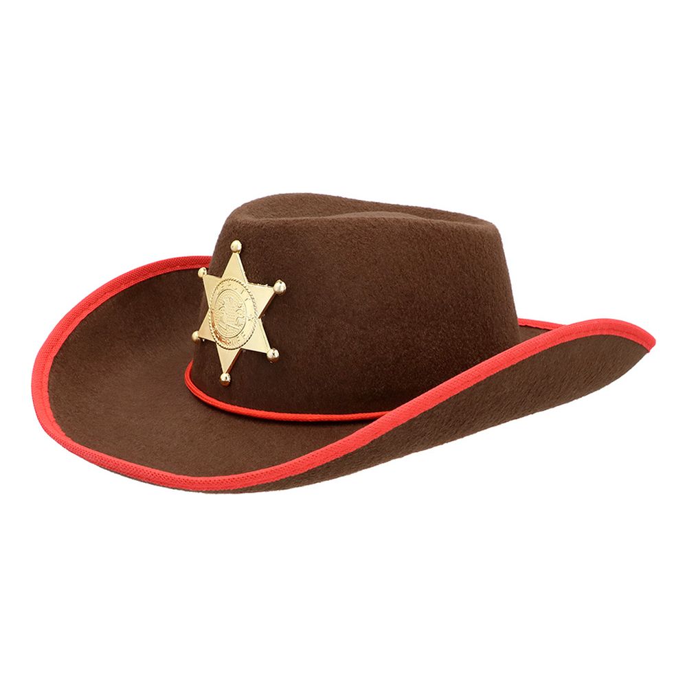 Sheriffhat Brun til Børn