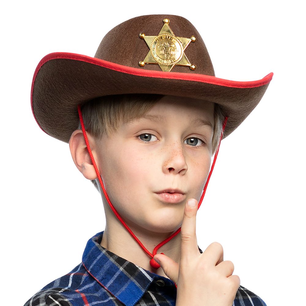 Sheriffhat Brun til Børn