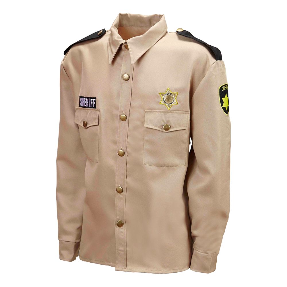 Sheriffskjorta Beige