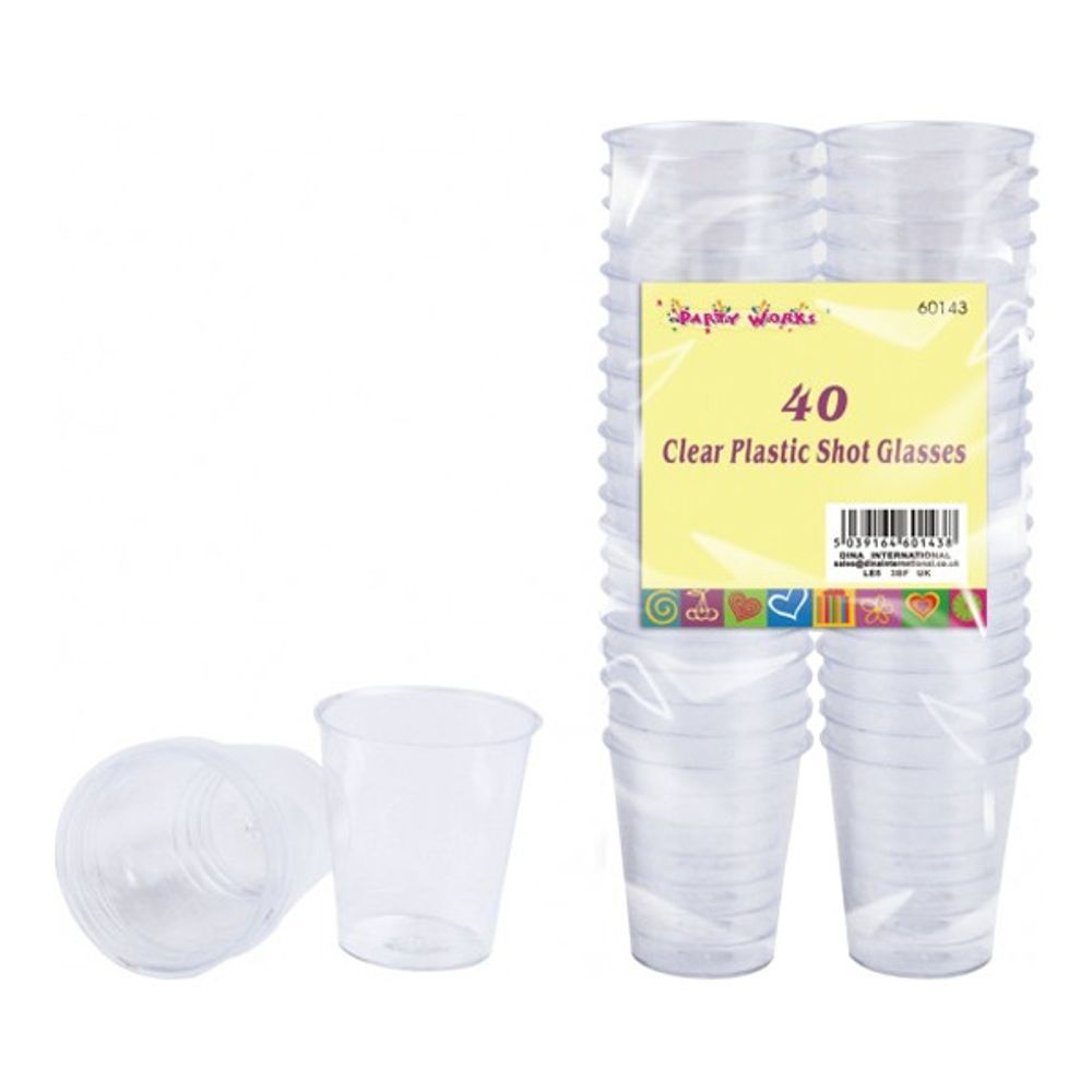 Shotglass i Plast