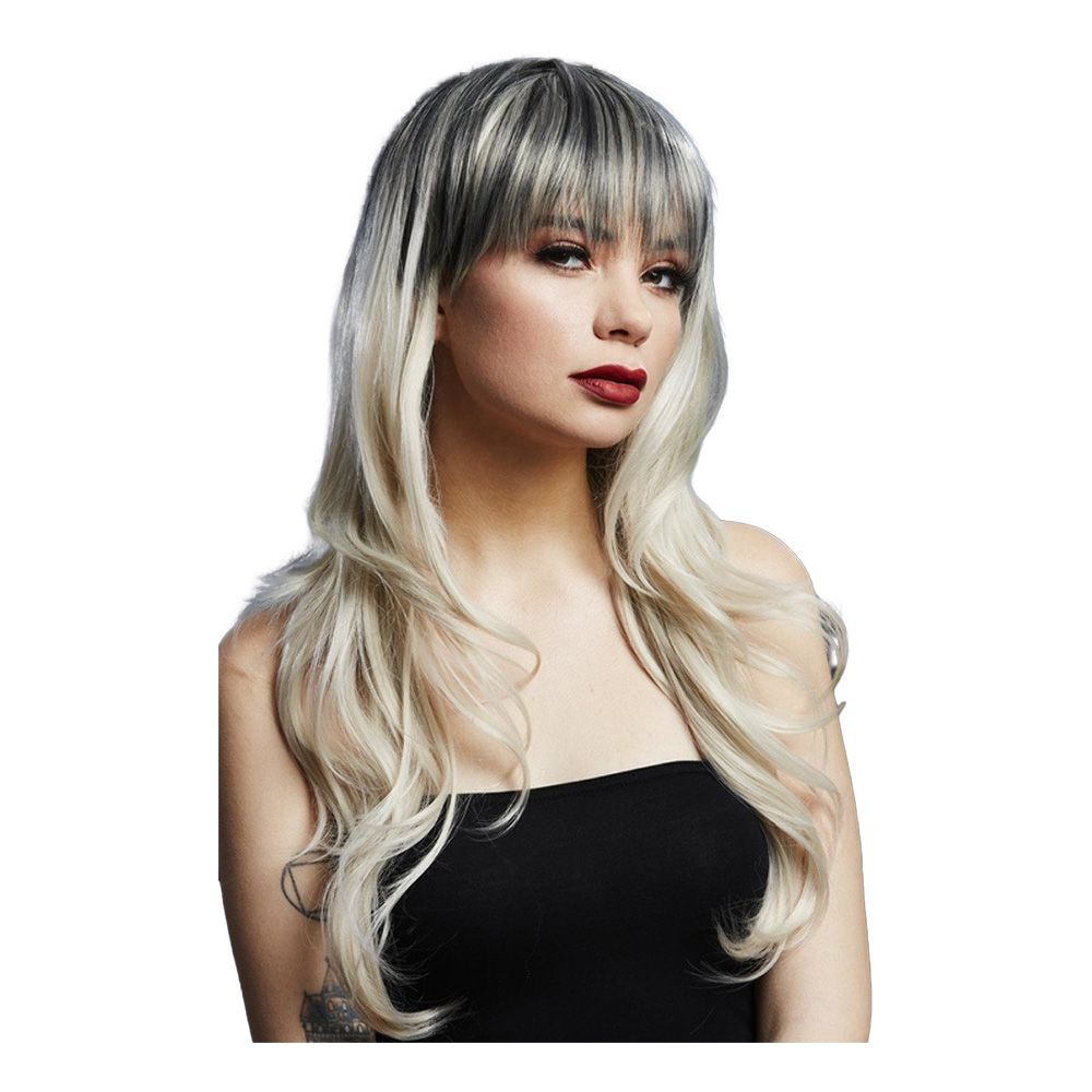 Sienna Pitkä Blondi Kaksisävyinen Deluxe Peruukki