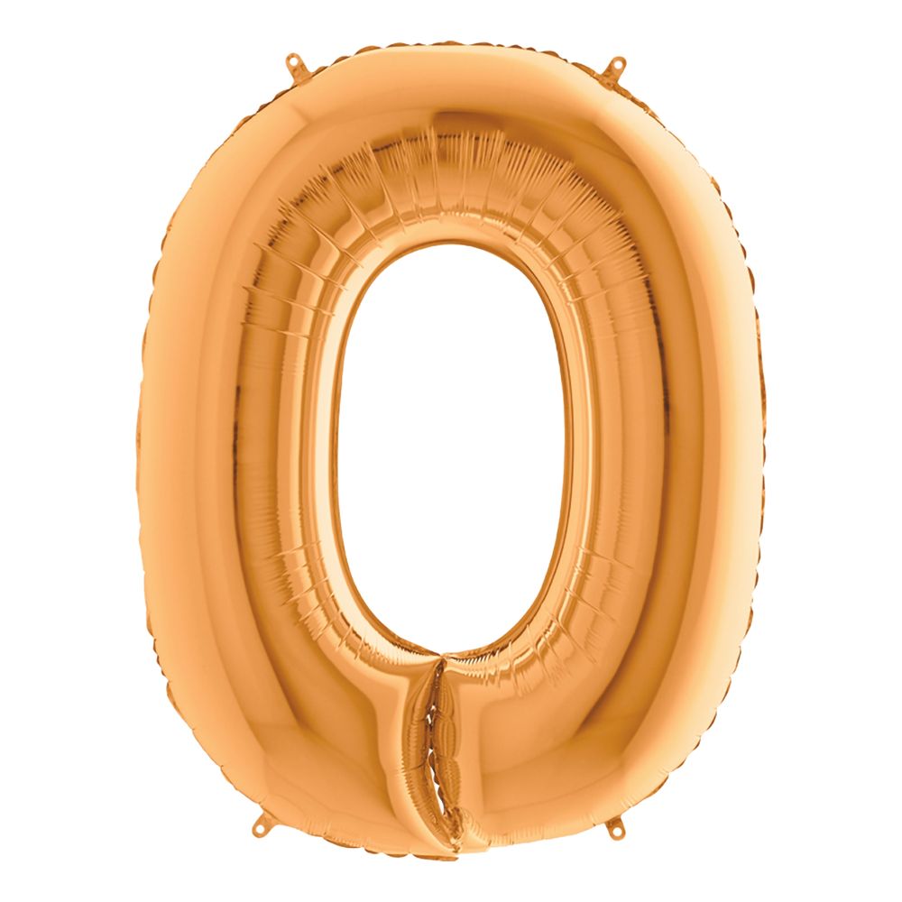 Sifferballong Guld Metallic