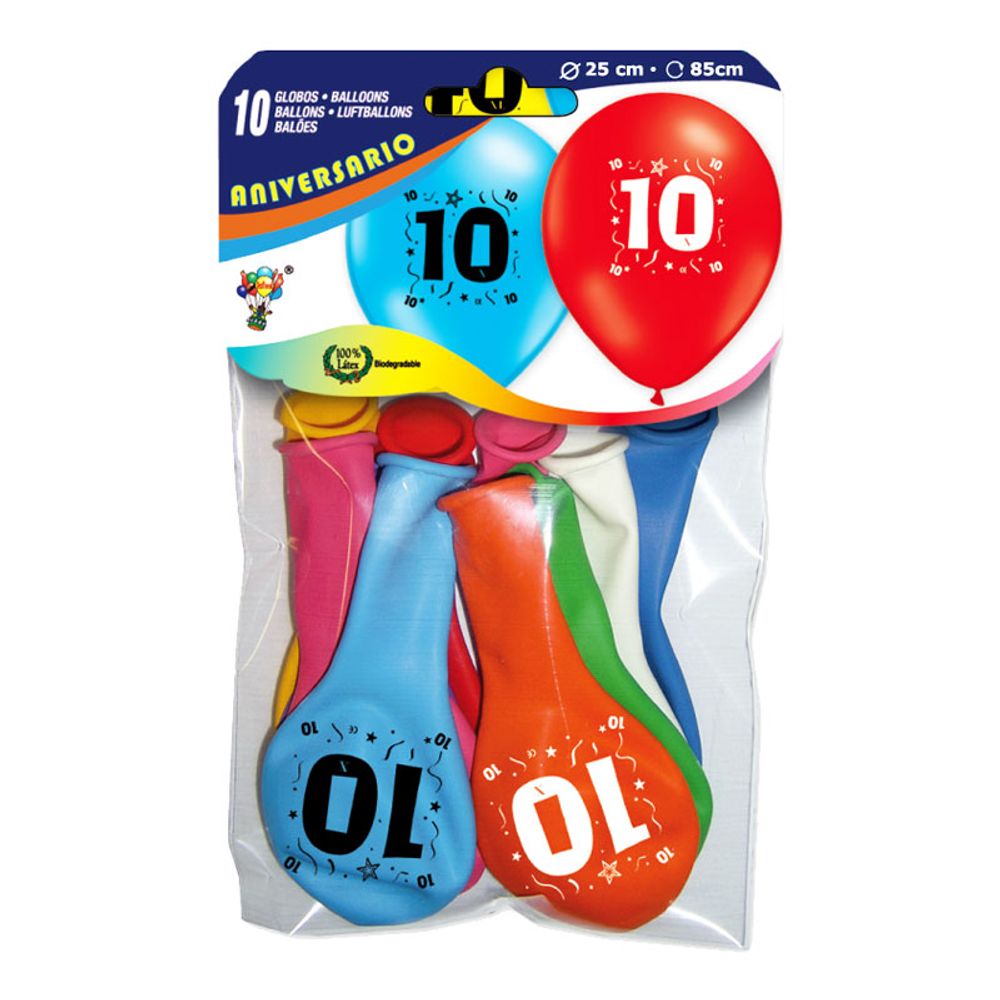 Sifferballong Latex 10