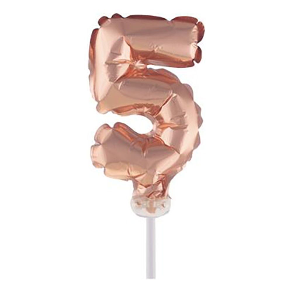 Sifferballong Tårtdekoration Roséguld