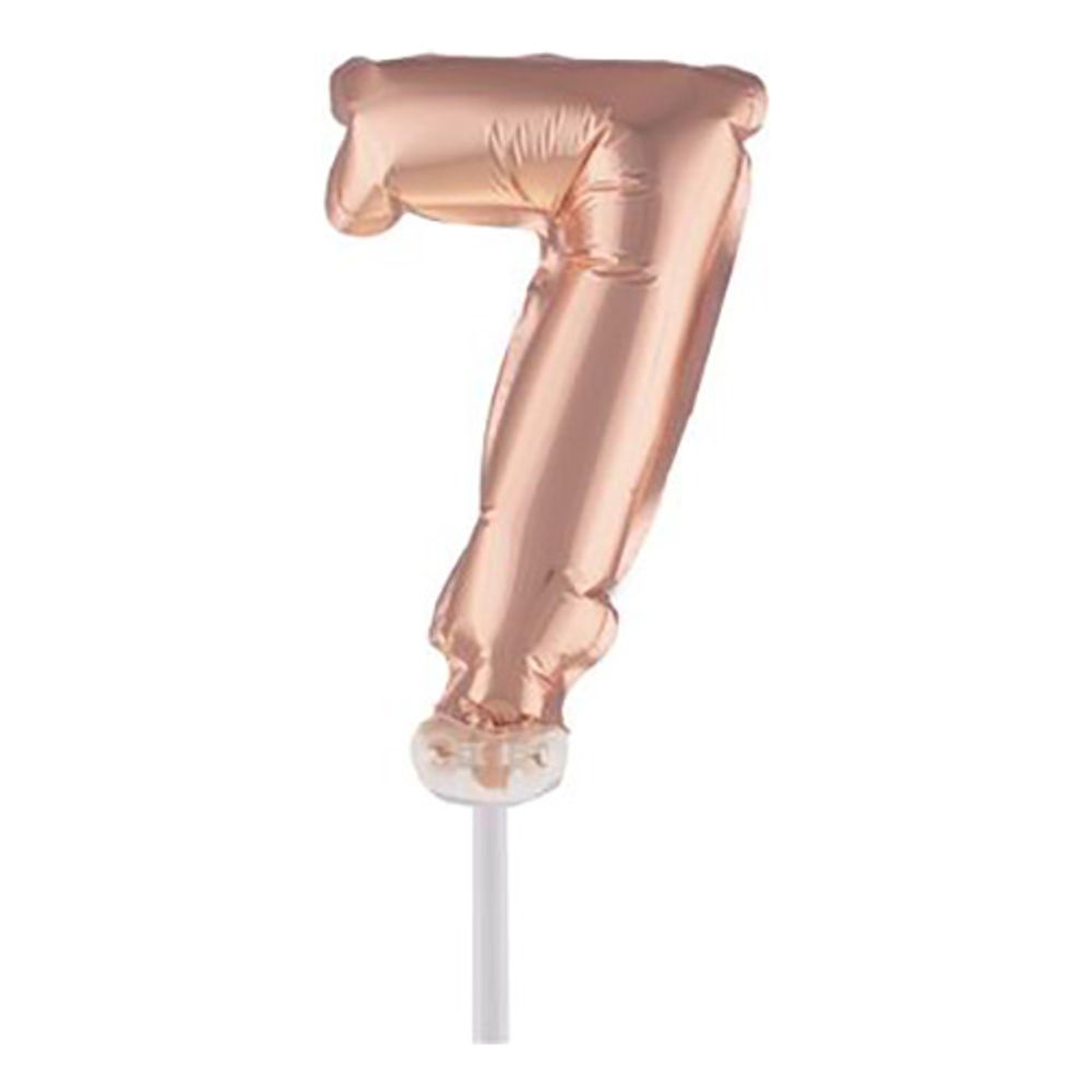 Sifferballong Tårtdekoration Roséguld