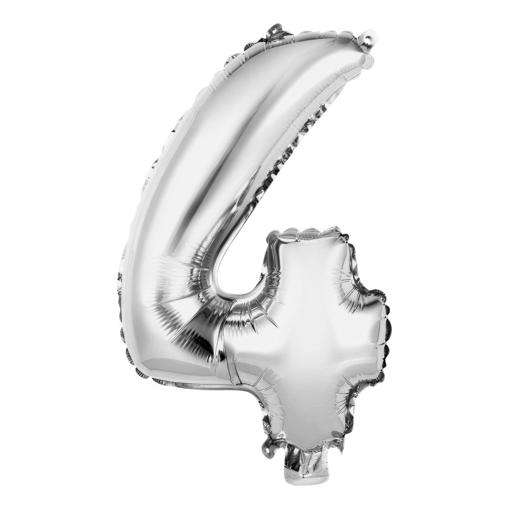 Numeroilmapallo Mini Hopea Metallic