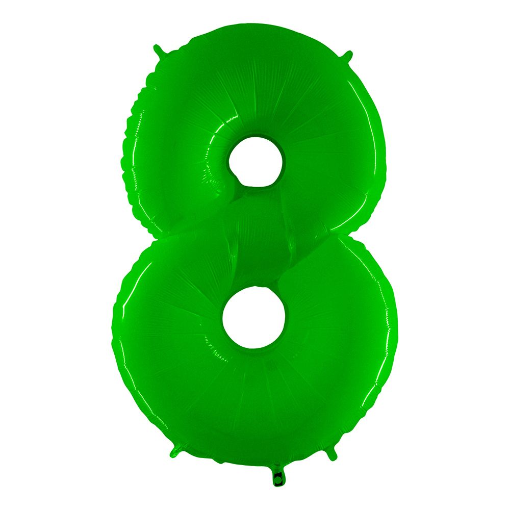 Numeroilmapallo Neon Vihreä