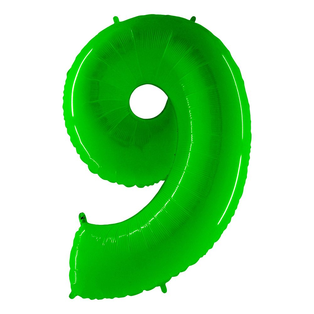 Numeroilmapallo Neon Vihreä