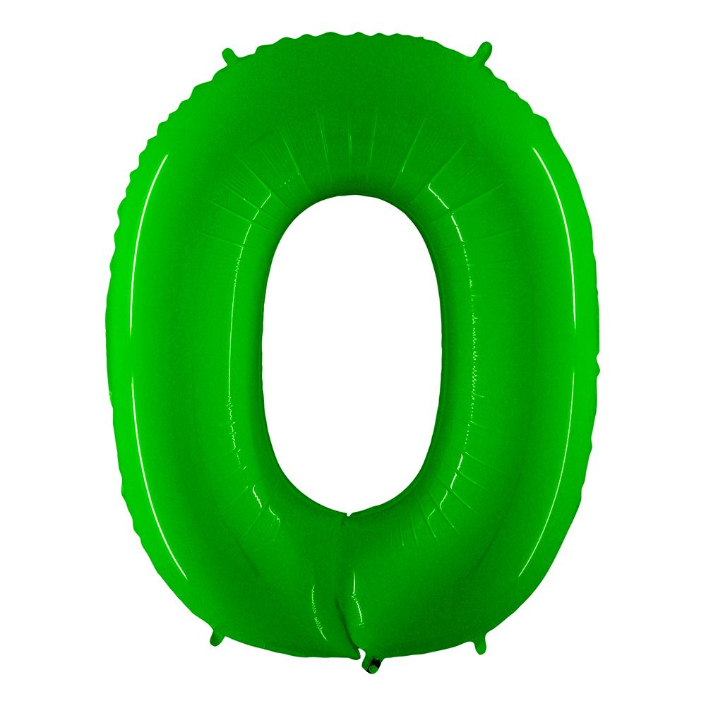 Numeroilmapallo Neon Vihreä