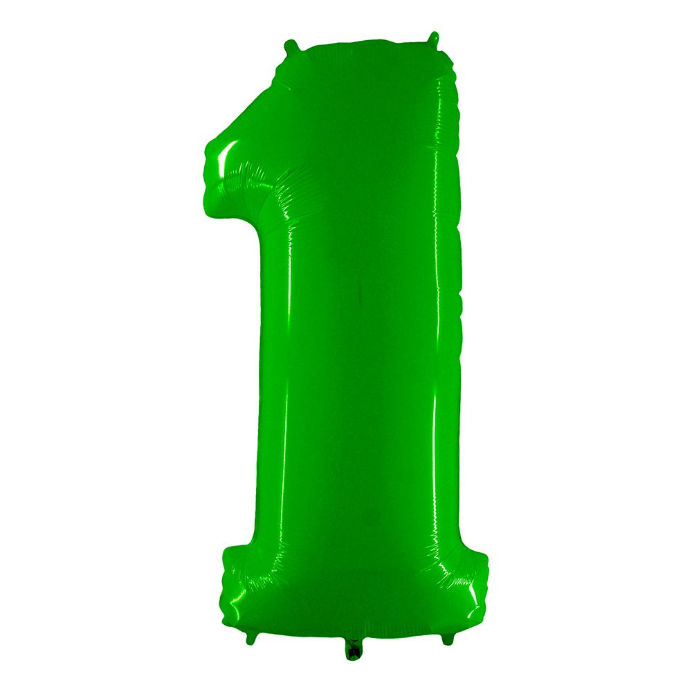 Numeroilmapallo Neon Vihreä