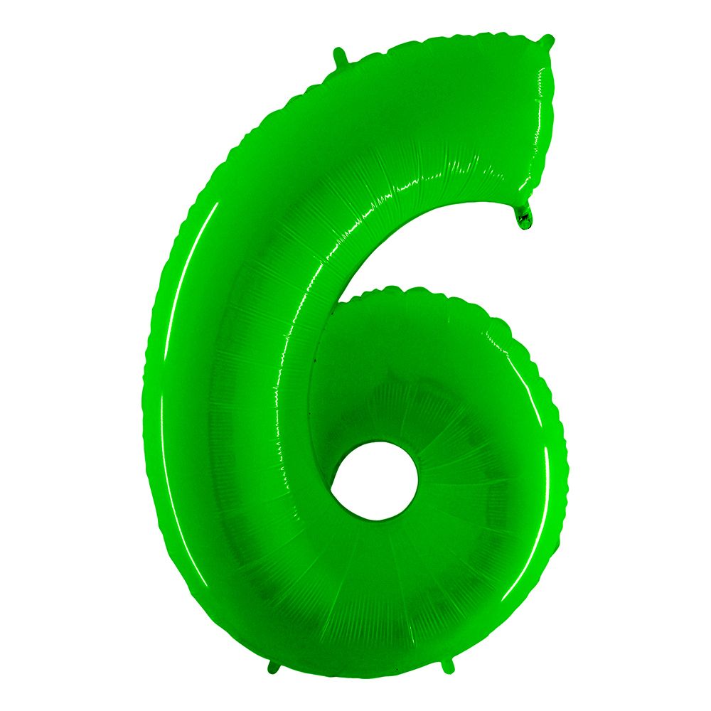 Numeroilmapallo Neon Vihreä