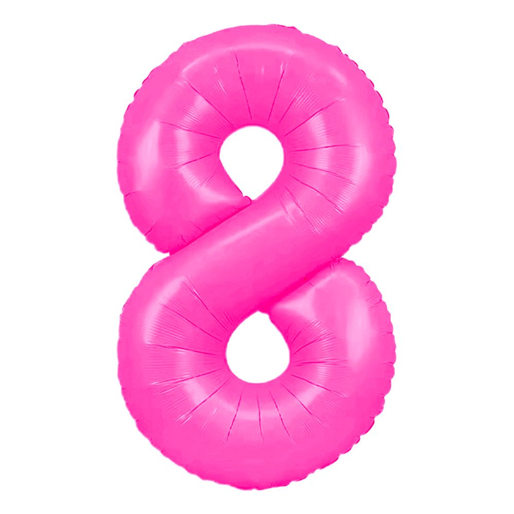 Neonpink talballon