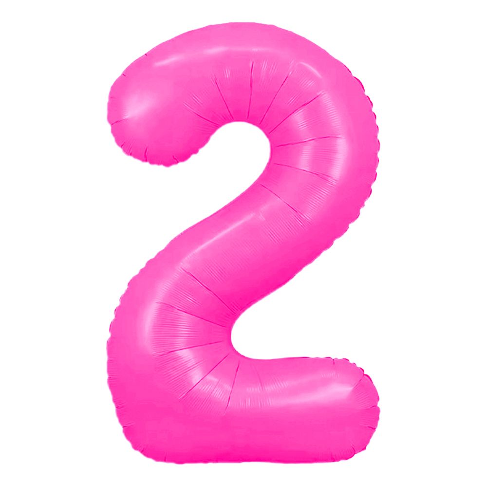 Neonpink talballon
