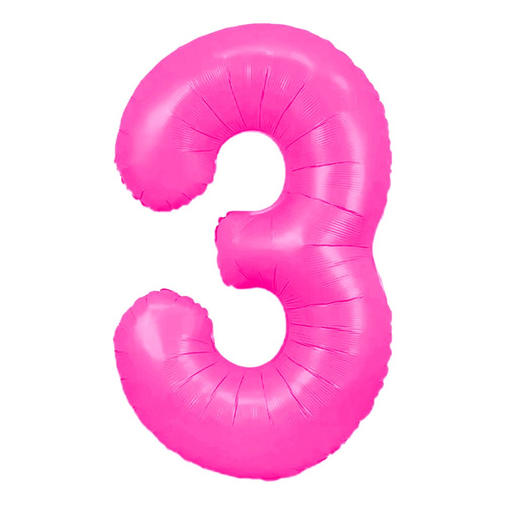 Neonpink talballon