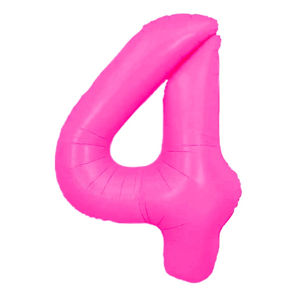Neonpink talballon