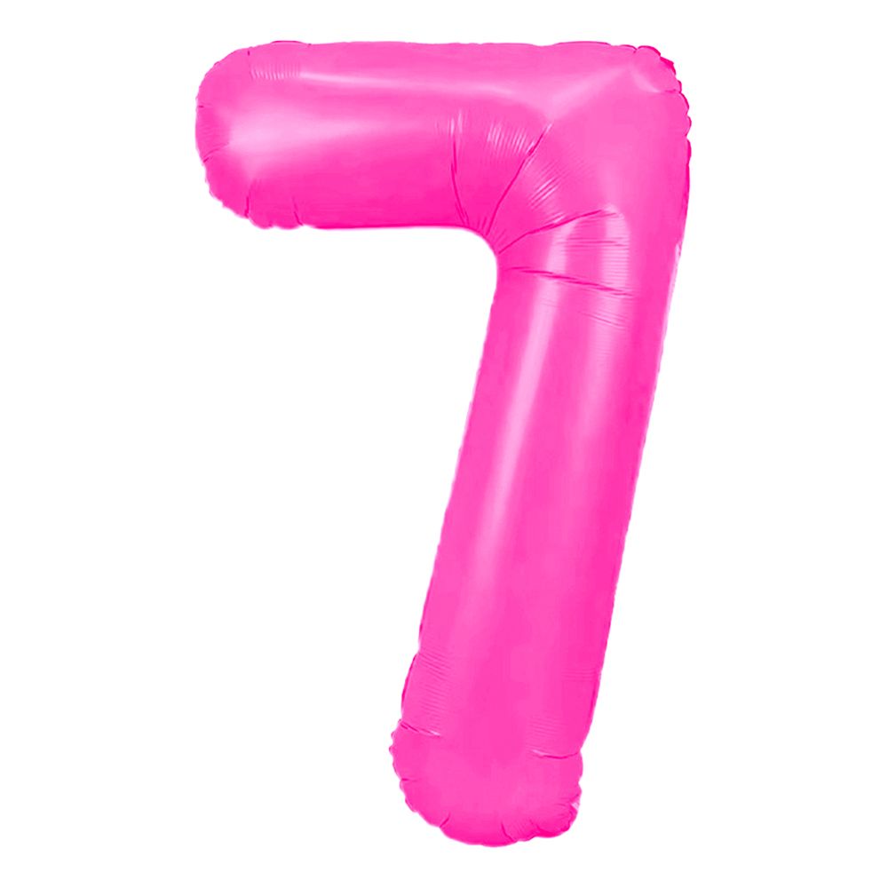 Neonpink talballon