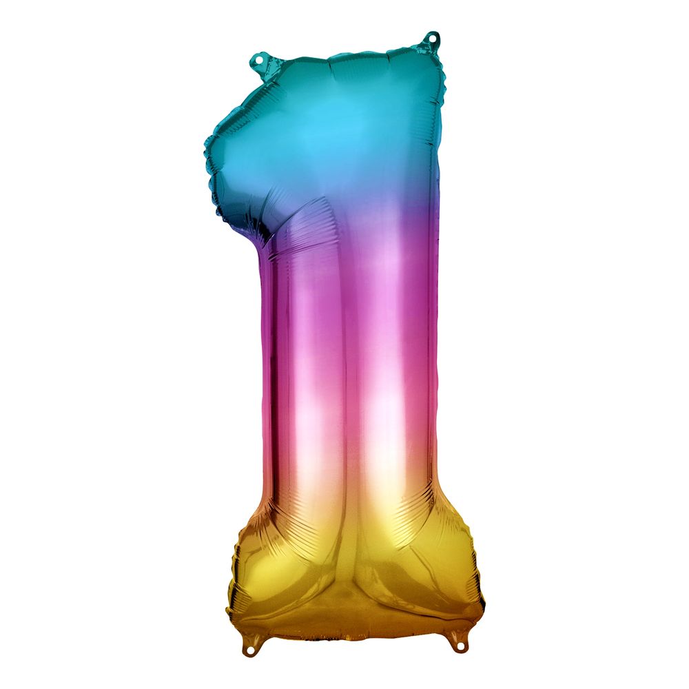 Tallballong Regnbue Metallic