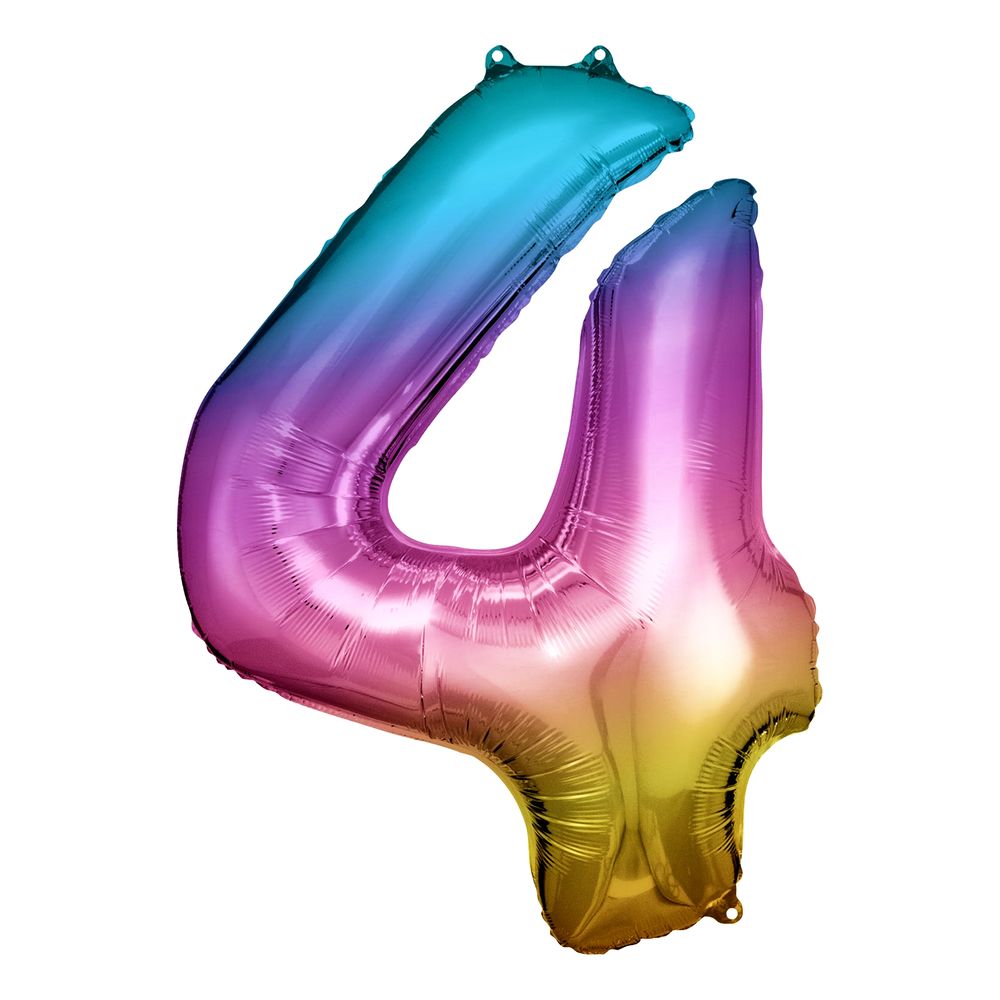 Tallballong Regnbue Metallic