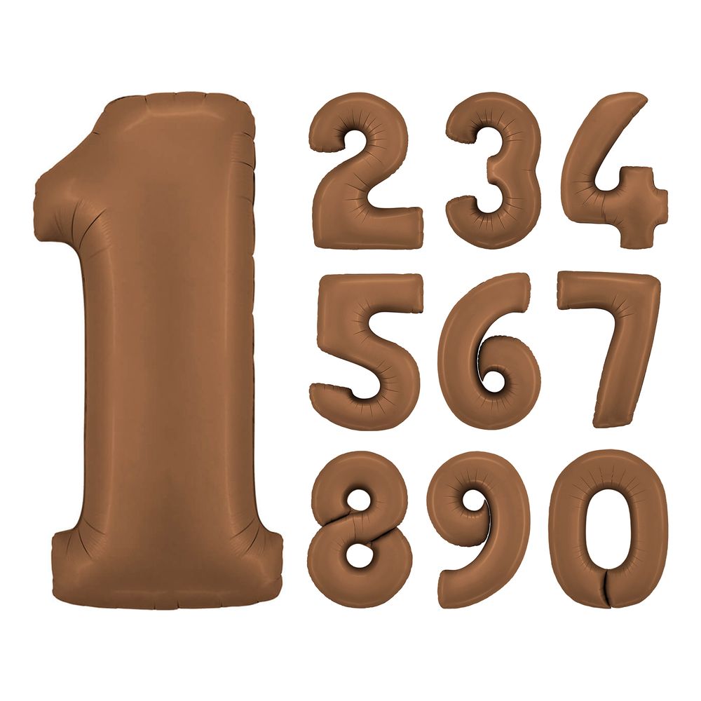 Talballon Satin Chocolate